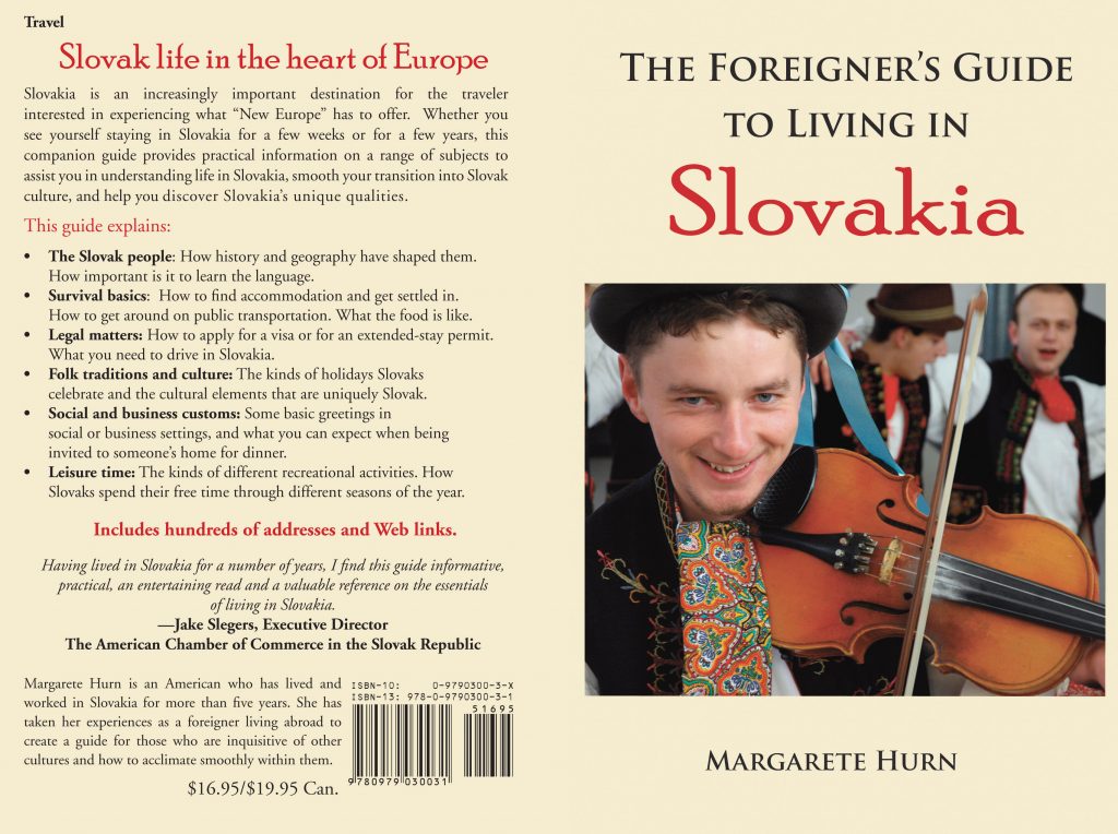 A Slovak violinist is depicted on the cover of this Slovakia travel guide